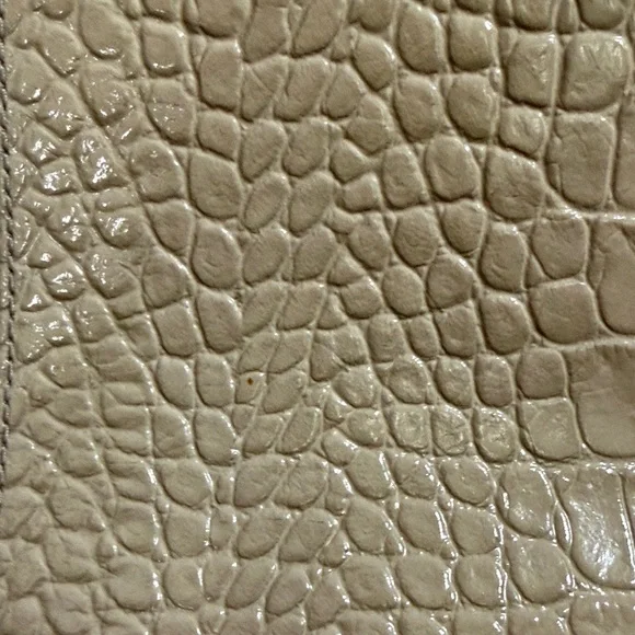Kate Spade Elissa Bristol Drive Croc Leather Handbag in Tan - Picture 12 of 13
